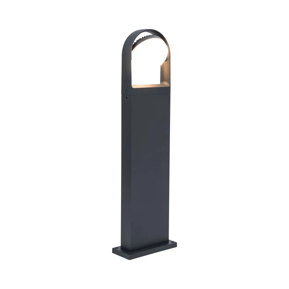 LED vrtna svjetiljka FELE, tamno siva, 11.2W, 3000K, IP54, 700mm