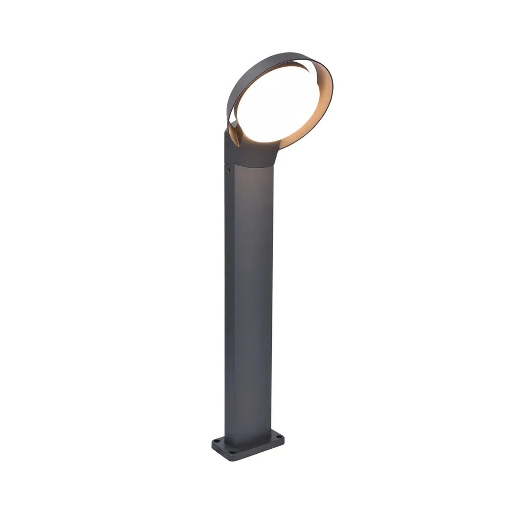 LED vrtna svjetiljka POLO, tamno siva, 15W, 3000K, IP54, 650mm