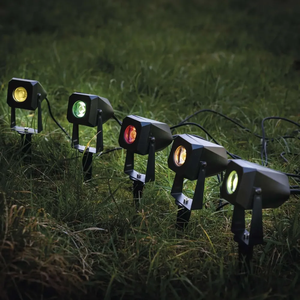 Vanjski LED reflektor, GoSmart, set za proširenje, 1 komad, 1.5W, RGBIC, WiFi, IP65
