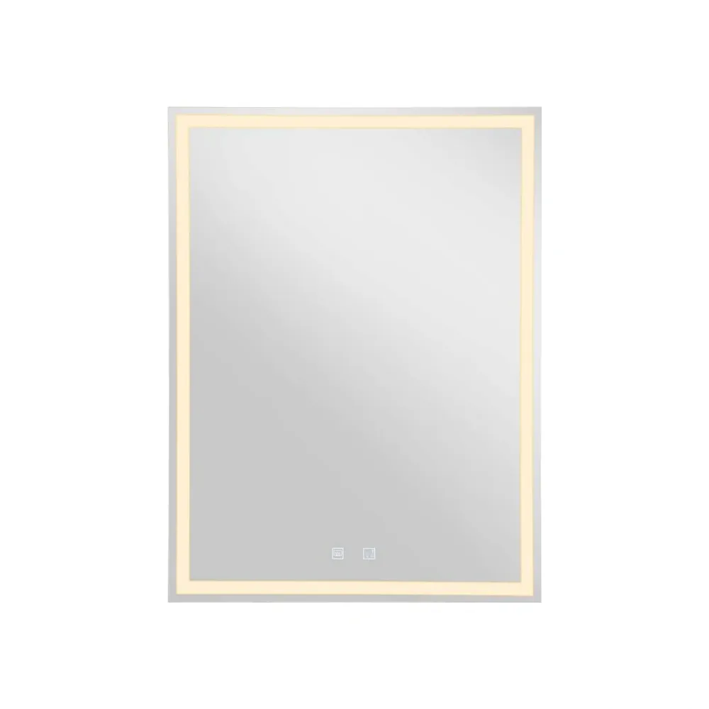 LED ogledalo TRUKKO, kvadratno, mliječno, 25W, CCT, IP44