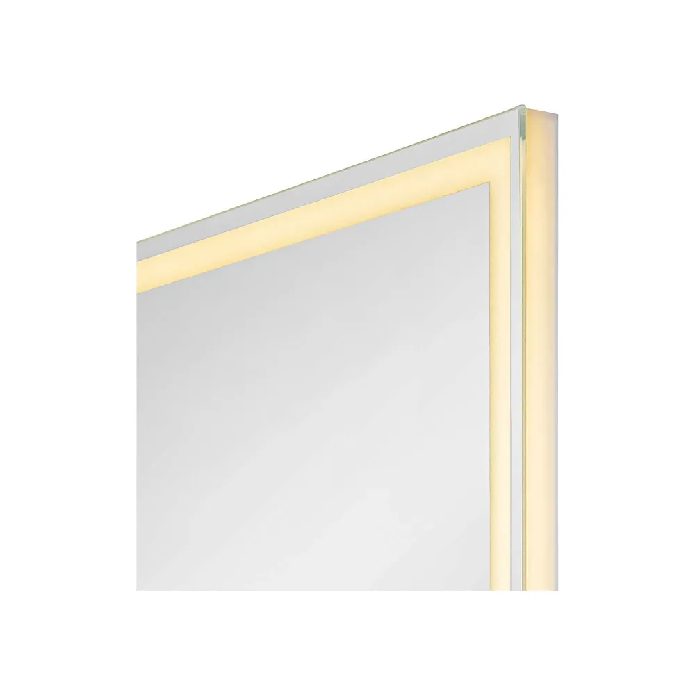 LED ogledalo TRUKKO, kvadratno, mliječno, 25W, CCT, IP44