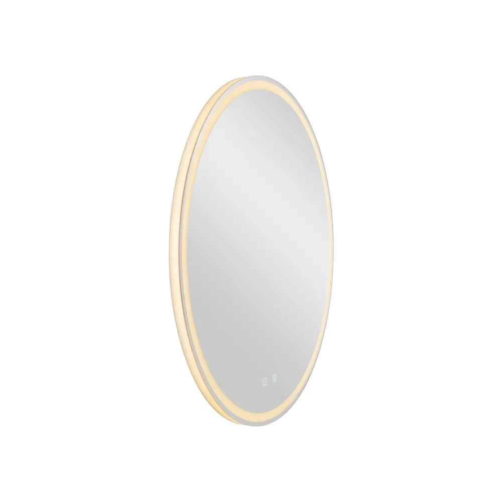 LED ogledalo TRUKKO 80, okruglo, mliječno, 23W, CCT, IP44