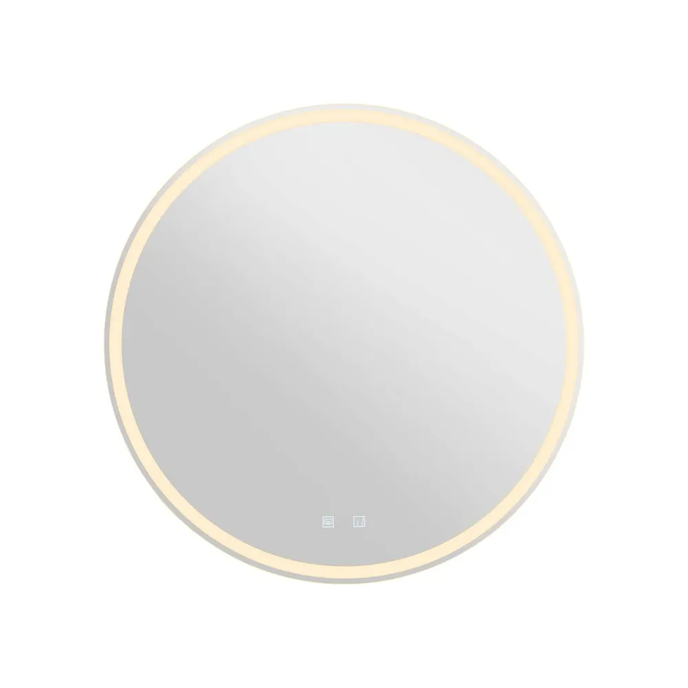 LED ogledalo TRUKKO 80, okruglo, mliječno, 23W, CCT, IP44