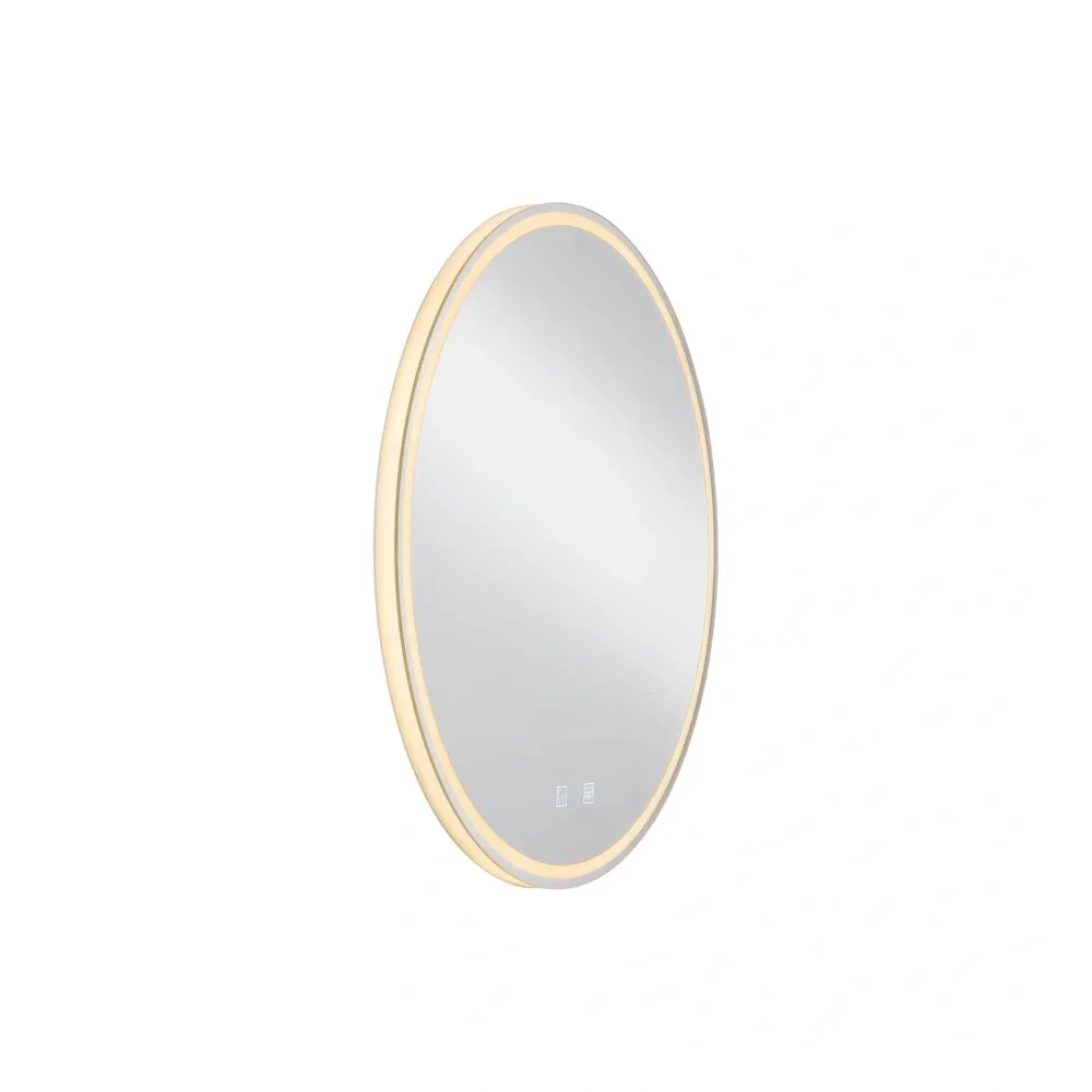 LED ogledalo TRUKKO, okruglo, mliječno, 25W, CCT, IP44