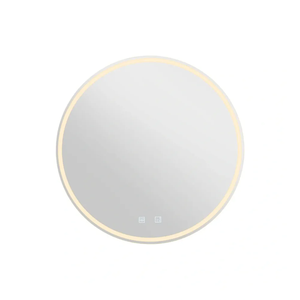 LED ogledalo TRUKKO, okruglo, mliječno, 25W, CCT, IP44