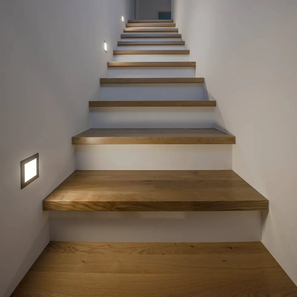 LED ugradbena svjetiljka FRAME BASIC, zidna, siva, 3W, 2700K, IP20