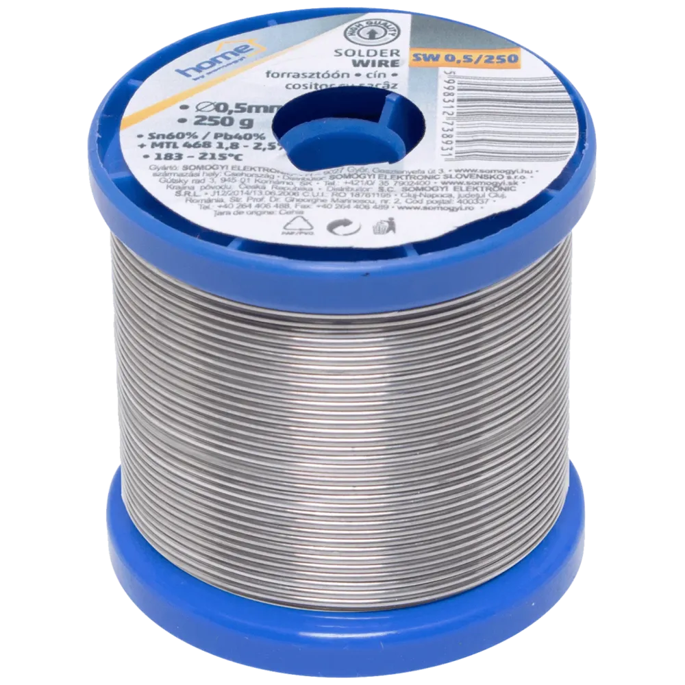 SMA Tinol za lemljenje, Ø 0.5 mm, 250g - SW 0.5 /250