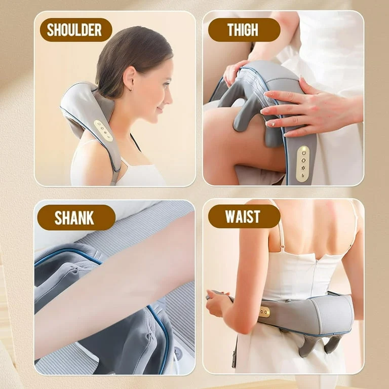 5D BEŽIČNI SHIATSU MASAŽER ZA VRAT I LEĐ