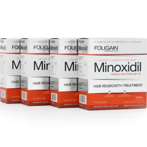 FOLIGAIN Minoksidil 5% tretman za ponovni rast kose za muškarce – zaliha za 12 mjeseci