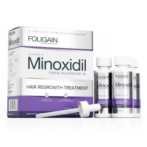 FOLIGAIN Minoksidil 2% tretman za ponovni rast kose za žene 3-mjesečna opskrba