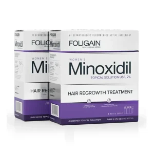 FOLIGAIN Minoxidil 2% Liječenje ponovnog rasta kose za žene 6-mjesečna opskrba
