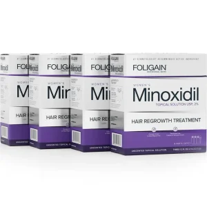 FOLIGAIN Minoxidil 2% Liječenje ponovnog rasta kose za žene 12-mjesečna opskrba