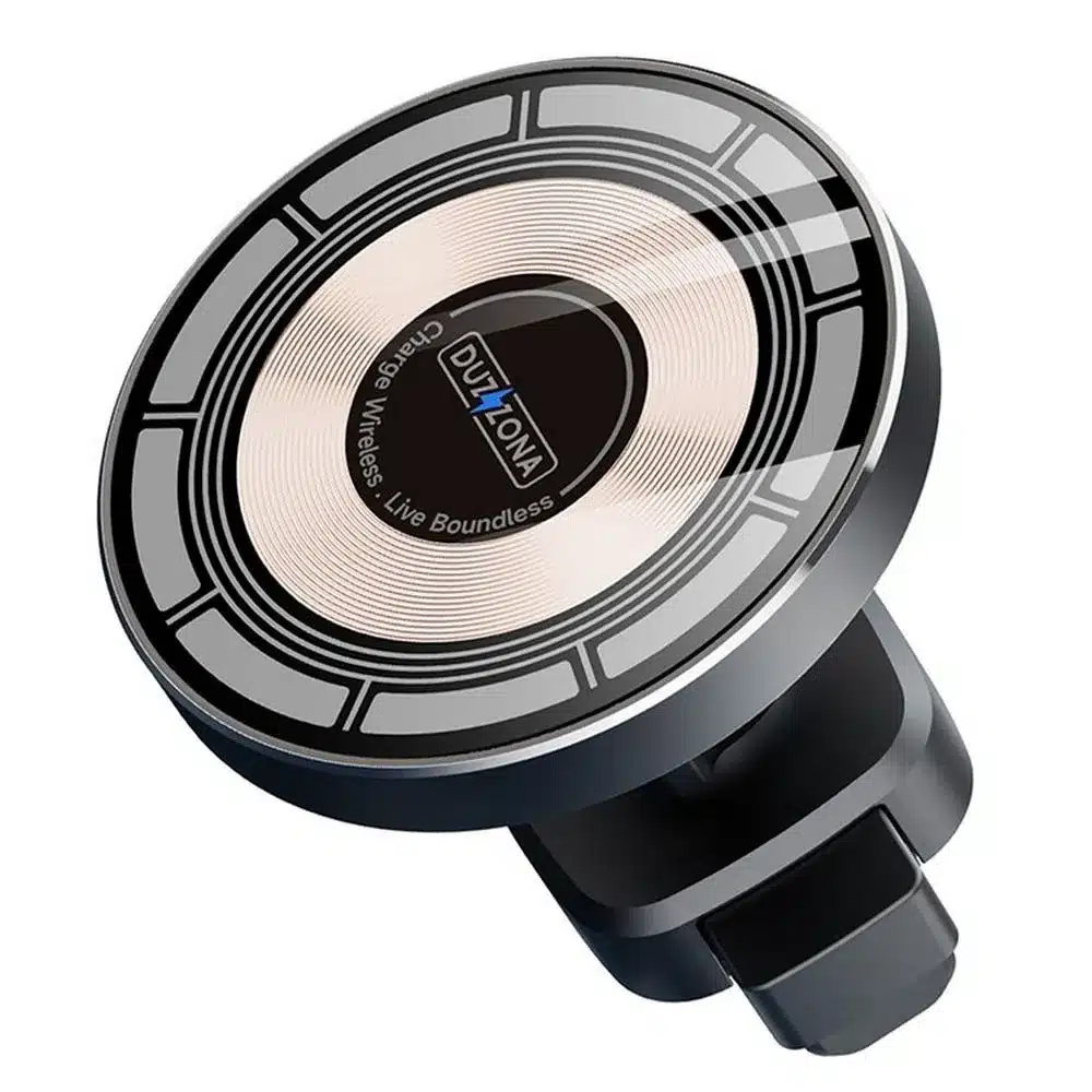DUZZONA V2 - auto držč za ventilacijsku rešetku s 15W bežičnim punjenjem (kompatibilno s MagSafeom)
