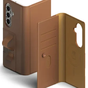 Ringke – Magnetni novčanik Folio Grip za Samsung Galaxy Z Fold 7 – smeđi