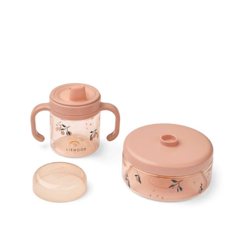 Infuzirano njegom kože Liewood Beatrix Servicesæt - Peach/Sea Shell