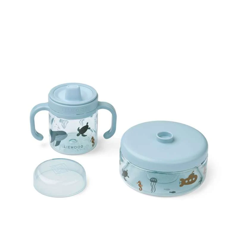 Liewood Beatrix Servicesæt - Sea Creature/Sandy Gifting