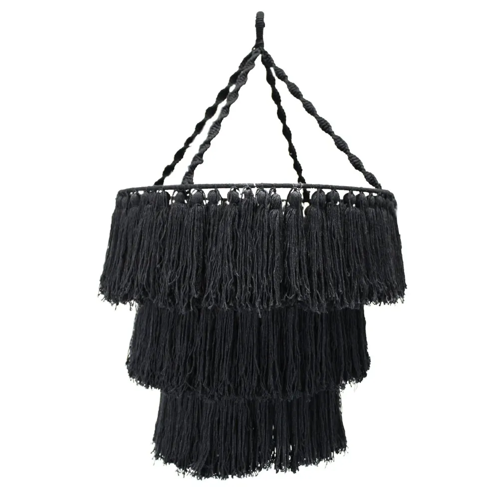 Makrame luster – crni
