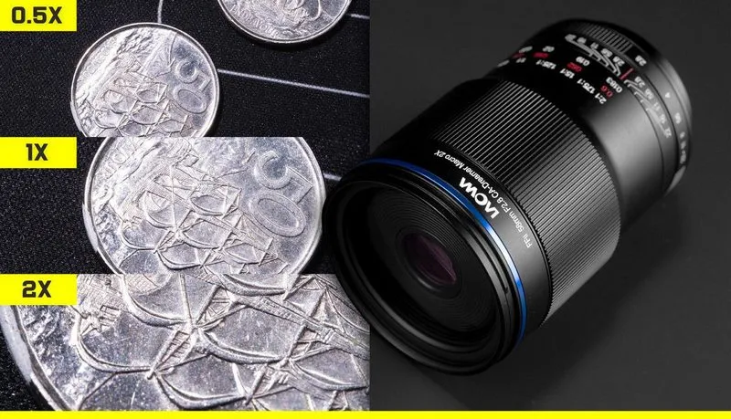 Laowa 58mm F/2.8 2x Ultra-Makro objektiv (Sony E)