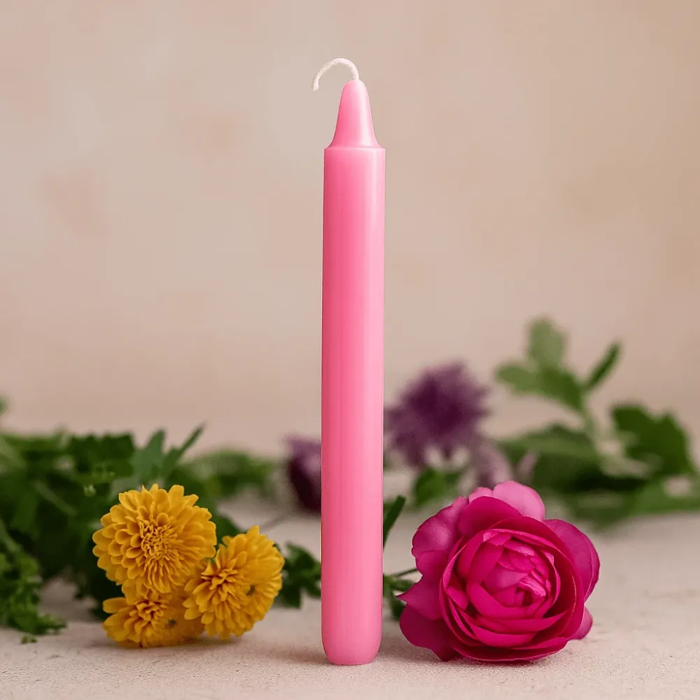 Roze svijeće, pakiranje od 12 Manifestiraj magiju
