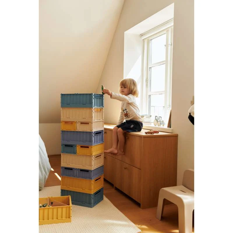 Liewood Weston Opbevaringsboks - 2-pak - Small - Beach Blue