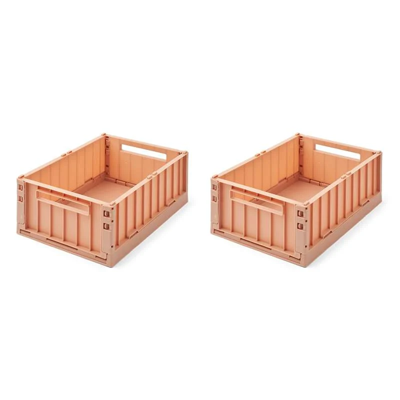 Liewood Weston Opbevaringsboks - Medium - 2-pak - Tuscany Rose