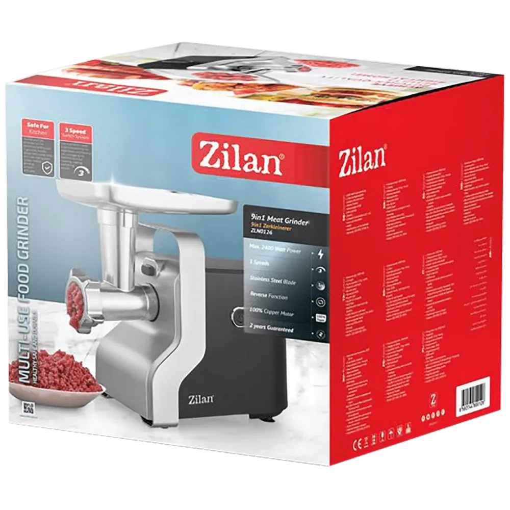 Zilan Mašina za mljevenje mesa, 9in1, 2100 W - ZLN0126