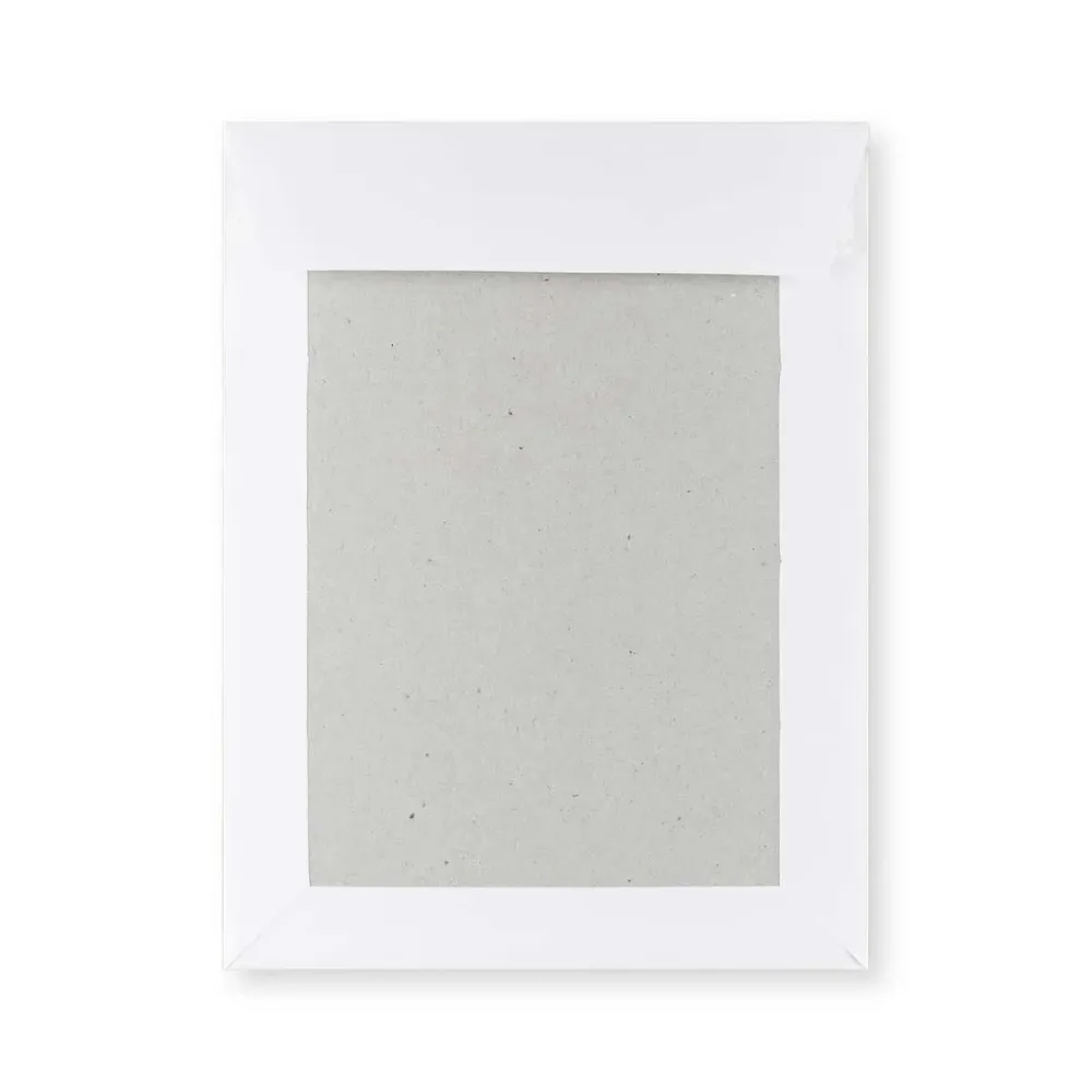Bijela Omotnica s Kartonskom Stražnjicom 241 x 178 mm