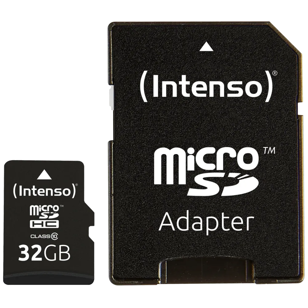 (Intenso) Micro SD Kartica 32GB Class 10 (SDHC & SDXC) sa adapterom - SDHCmicro+ad-32GB/Class10