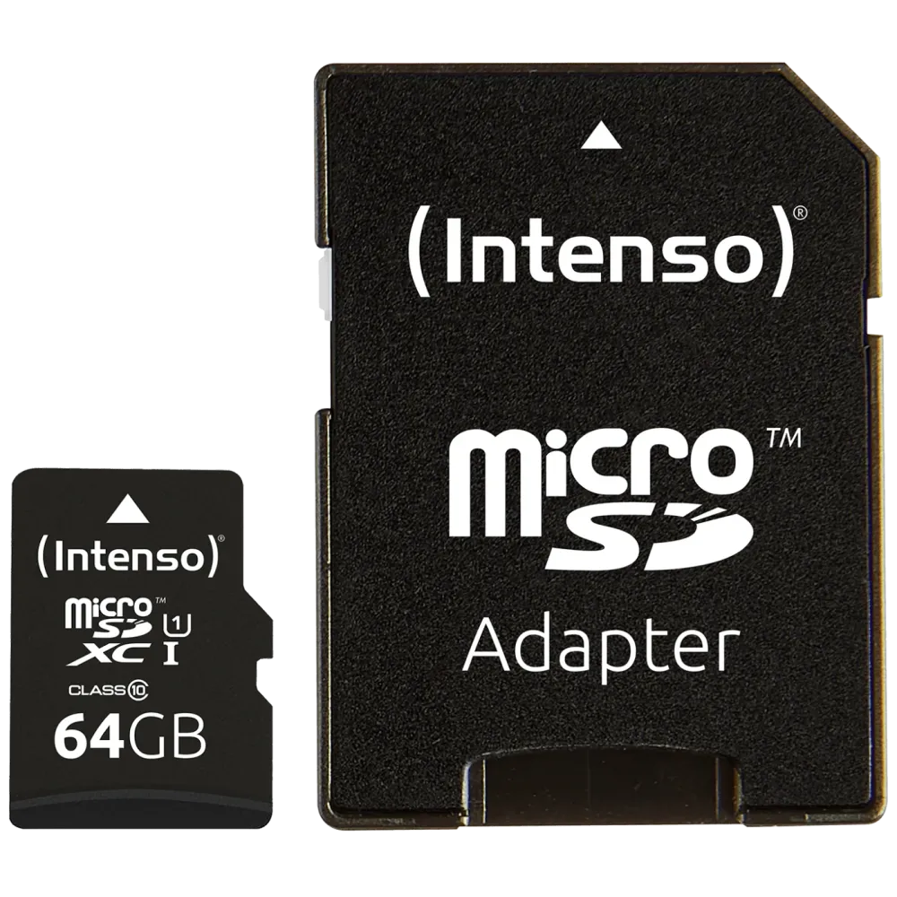 (Intenso) Micro SDHC/SDXC kartica 64GB Class 10, UHS-I +adapter, Pro - MicroSD 64GB Class10 UHS-I Pro