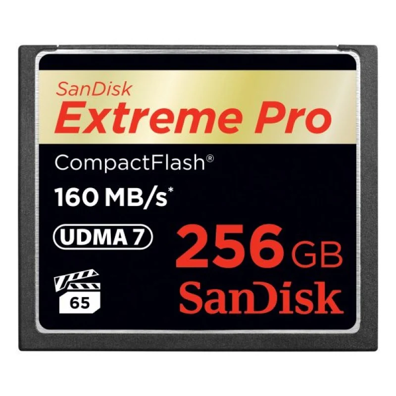 SanDisk memorijska kartica Extreme Pro CF 256GB 160MB/s, VPG 65, UDMA 7