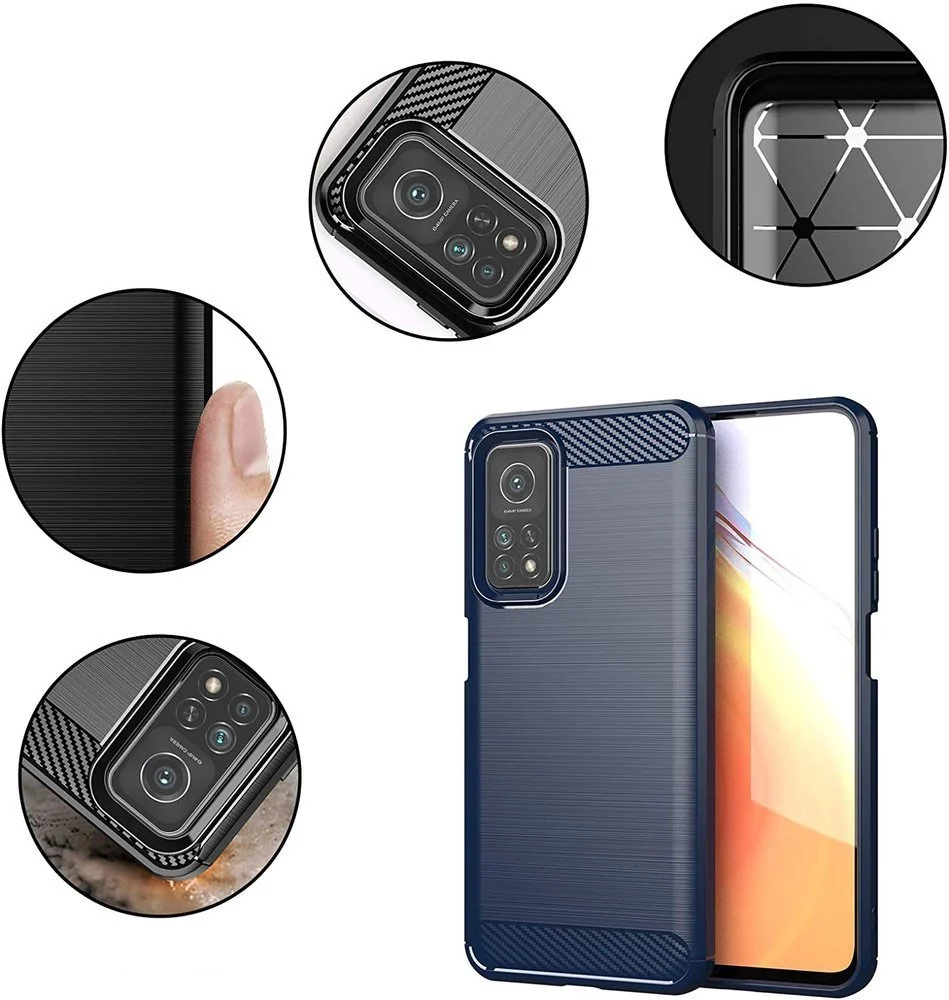 Carbon Case Fleksibilna TPU futrola za Xiaomi Mi 10T Pro / Xiaomi Mi 10T