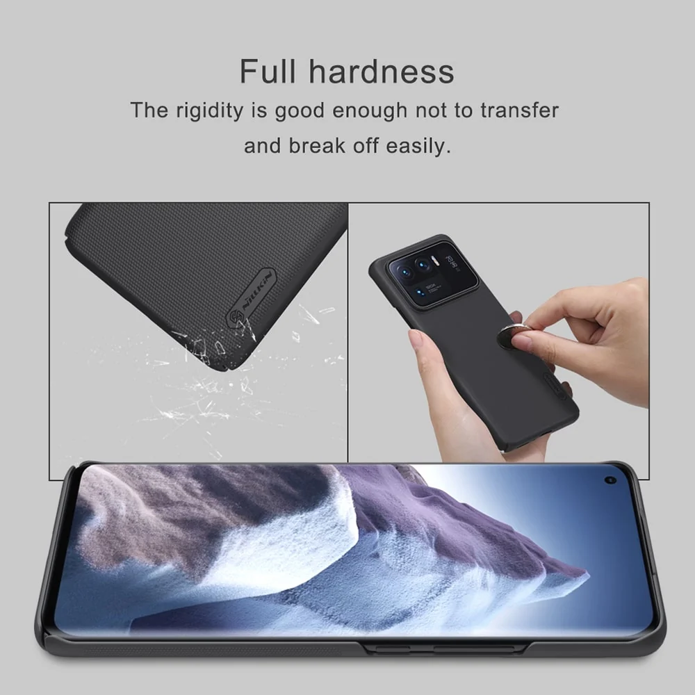Nillkin Super Frosted Shield Pro izdržljiva maska za Xiaomi Mi 11 Ultra - crna