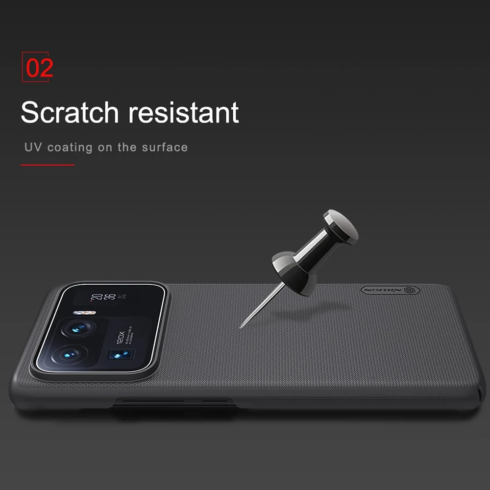 Nillkin Super Frosted Shield Pro izdržljiva maska za Xiaomi Mi 11 Ultra - crna