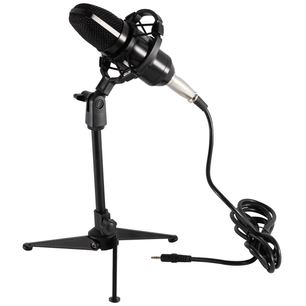 SAL Mikrofon, studijski, sa postoljem, 3.5 mm, 2.4 met. - M 12