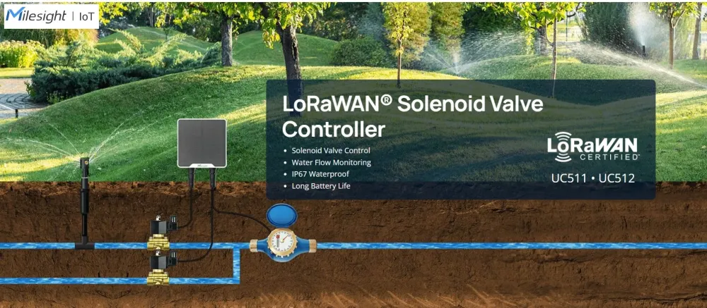 Milesight | IoT | Solenoid Valve coltroller