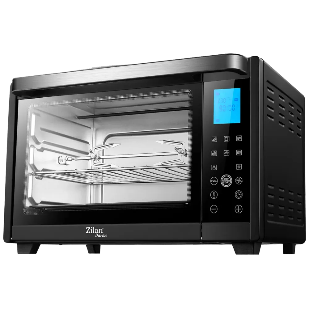 Zilan Mini pećnica sa grillom, zapremina 28 l, 1600 W, crna - ZLN1031