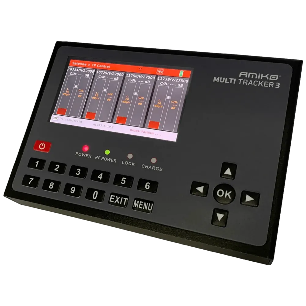 Amiko Mjerni instrument, DVB-S/S2/DVB-T/T2/DVB-C/C2, AMOLED ekran - MULTITRACKER 3