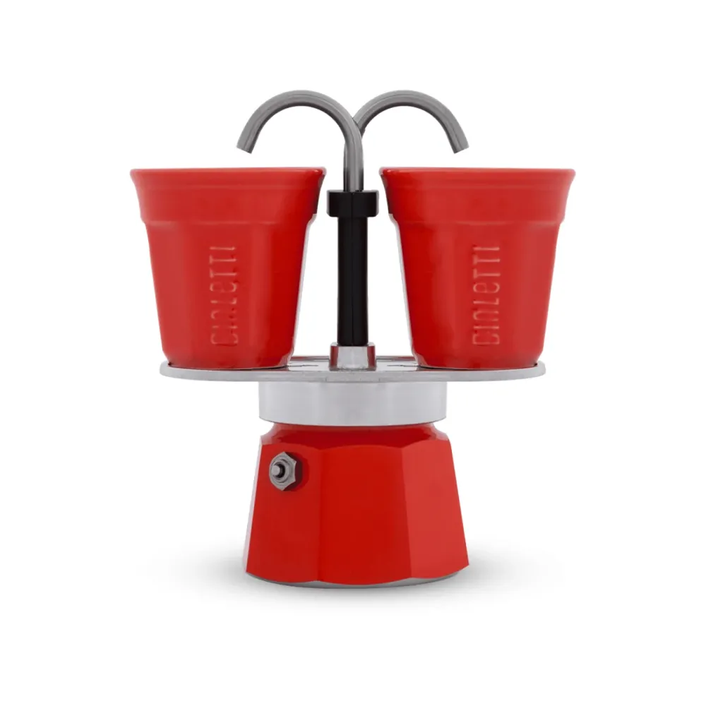 Bialetti Set Mini Express Crveni + 2 Šoljice
