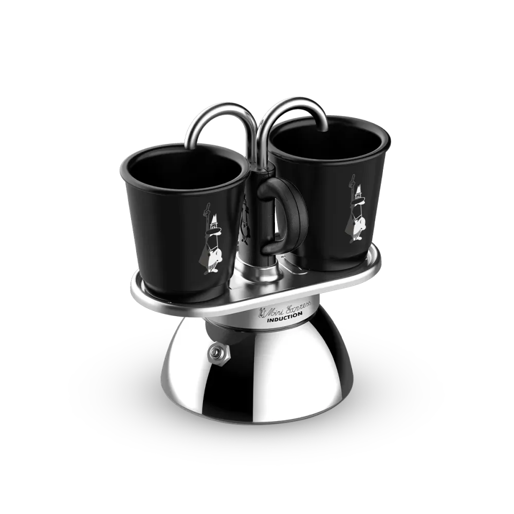 Bialetti Set Mini Indukcija + 2 Šoljice