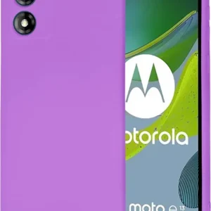 Techsuit SoftFlex silikonska maska za Motorola Moto E13 – Ljubičasta