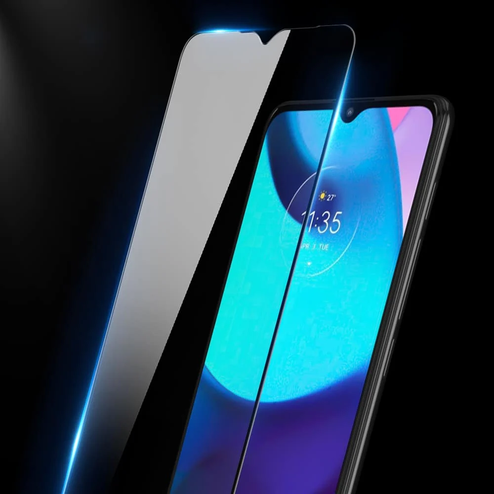 Dux Ducis 10D Tempered Glass 9H kaljeno staklo preko cijelog zaslona s okvirom Motorola Moto E20 crna