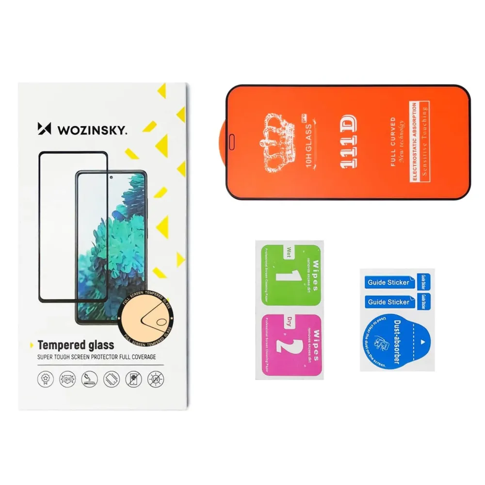 Wozinsky Super izdržljivo kaljeno staklo punog ljepila preko cijelog zaslona za Motorola Moto E20