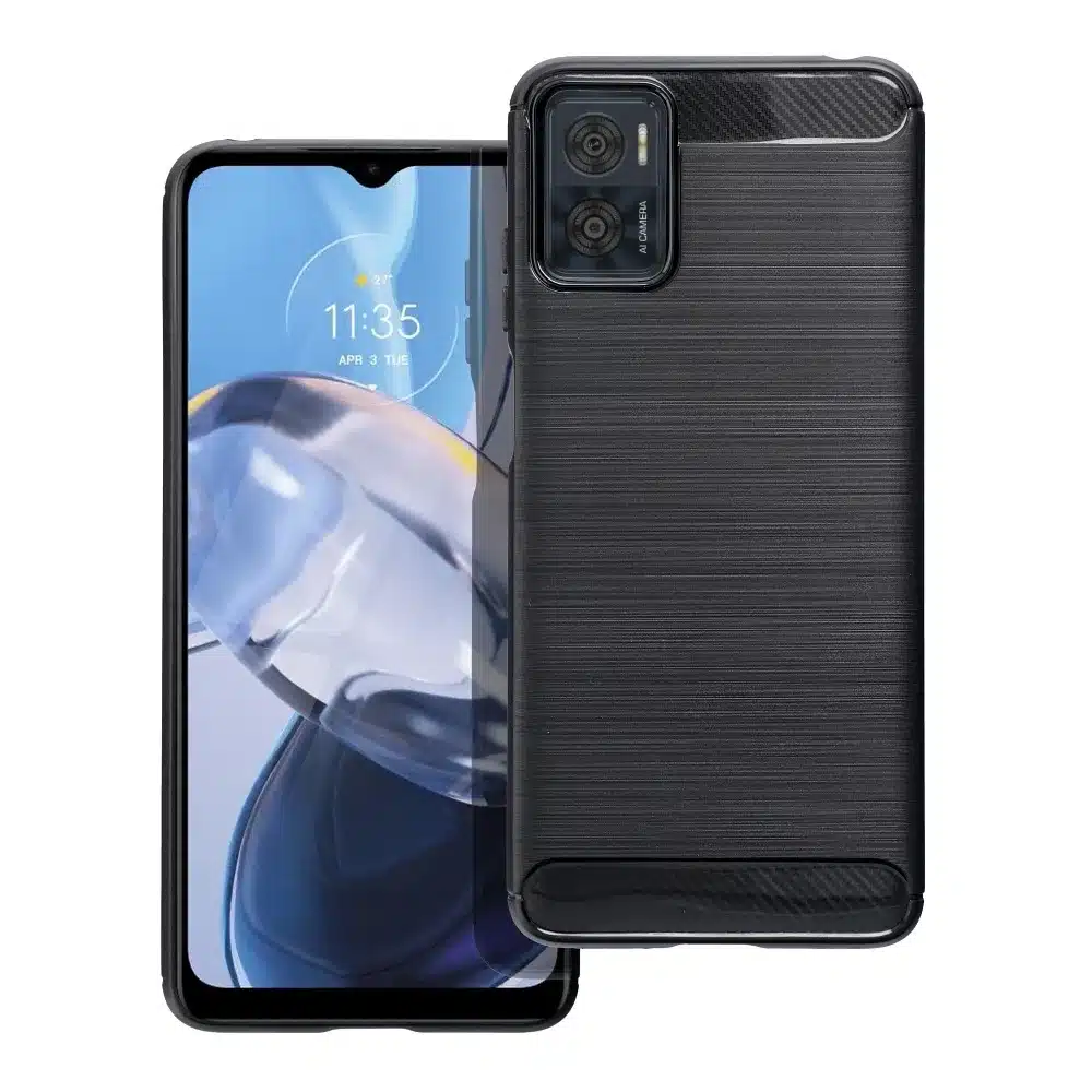 CARBON maska za MOTOROLA E22 / E22i crna