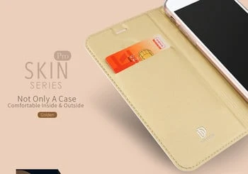 DUX DUCIS SKIN PRO PREKLOPNA FUTROLA ZA MOTOROLA MOTO E7 POWER/E7I POWER ZLATNA