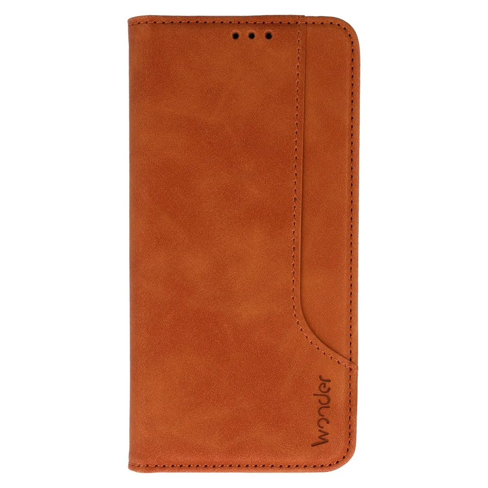WONDER PRIME PREMIUM PREKLOPNA MASKA ZA MOTOROLA MOTO G14 BROWN
