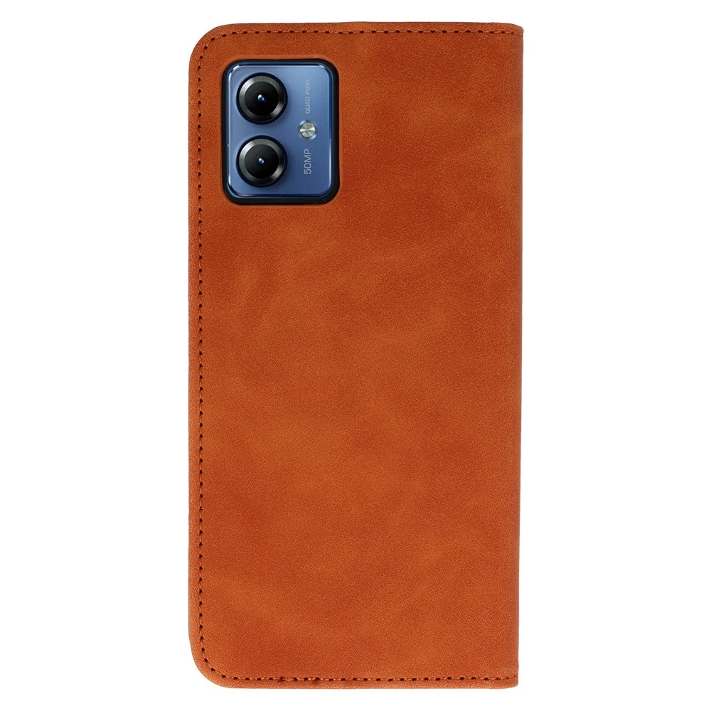 WONDER PRIME PREMIUM PREKLOPNA MASKA ZA MOTOROLA MOTO G14 BROWN