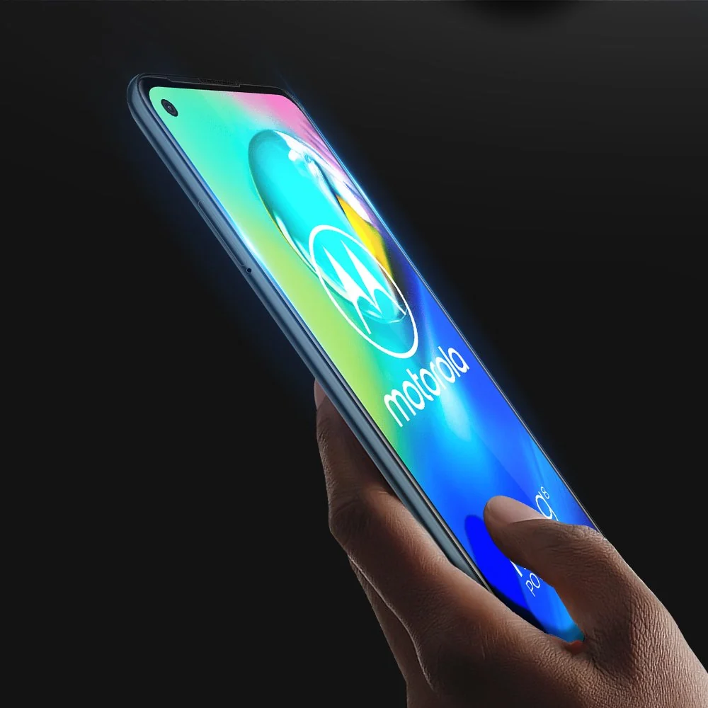 Dux Ducis 9D zaštitno staklo puna pokrivenost s okvirom za Motorola Moto G8 Power