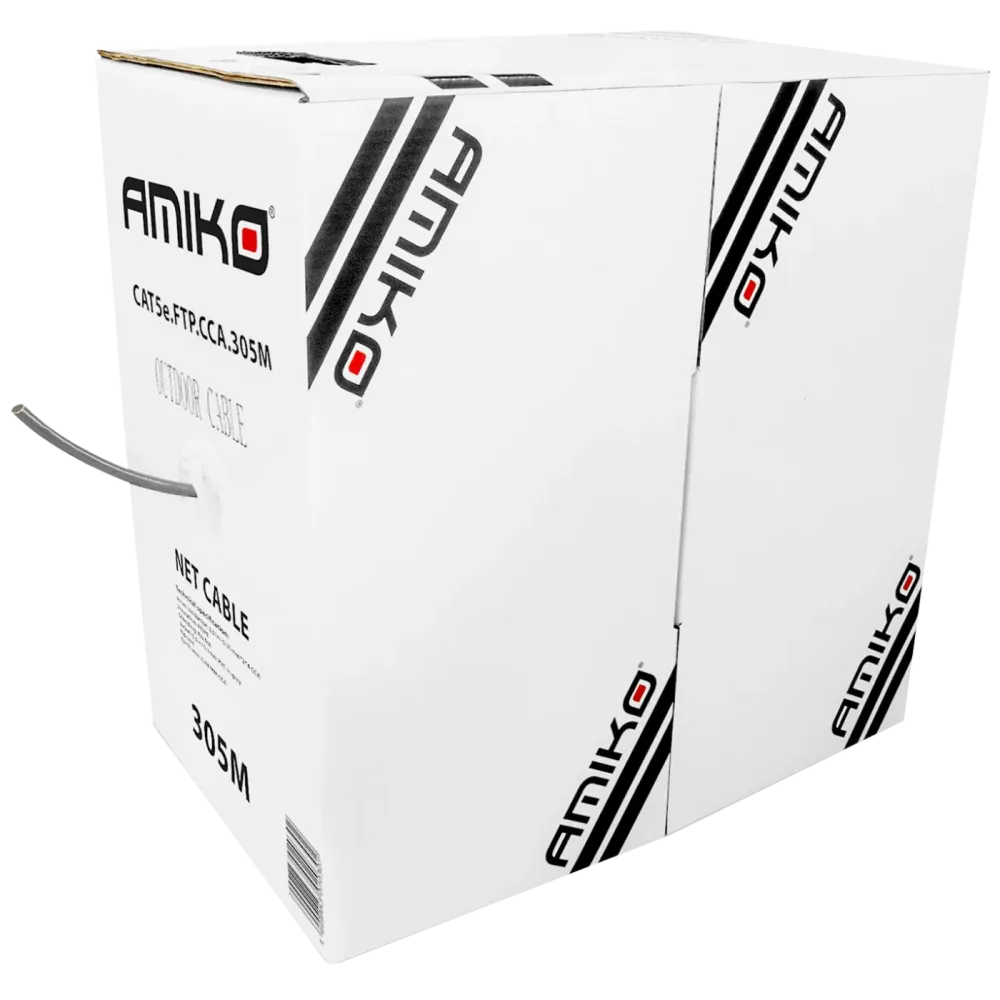 Amiko Mrežni FTP kabel, CAT5e, OutDoor, 305 met. - CAT5e FTP Outdoor 305m