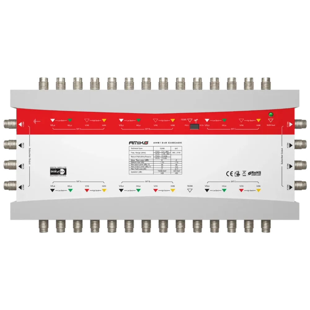 Amiko Multiswitch 13/8, kaskadni - AMS13/8