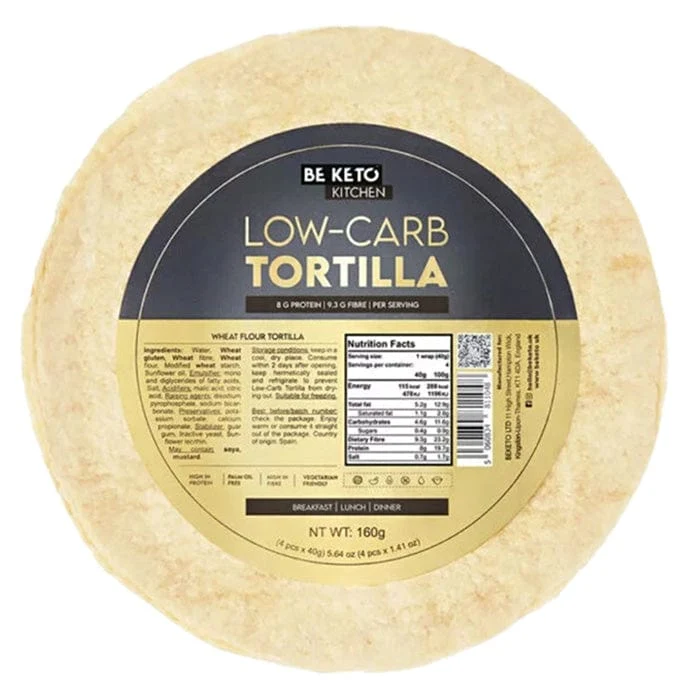 BeKeto Tortilje 4x40g